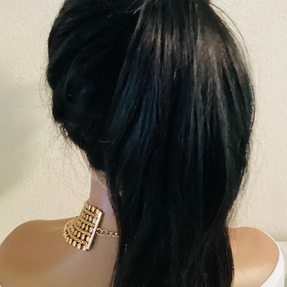 Beautiful Full lace Human Hair wig for Woman 22inch
Free parts Color natural - Picture 3 of 8